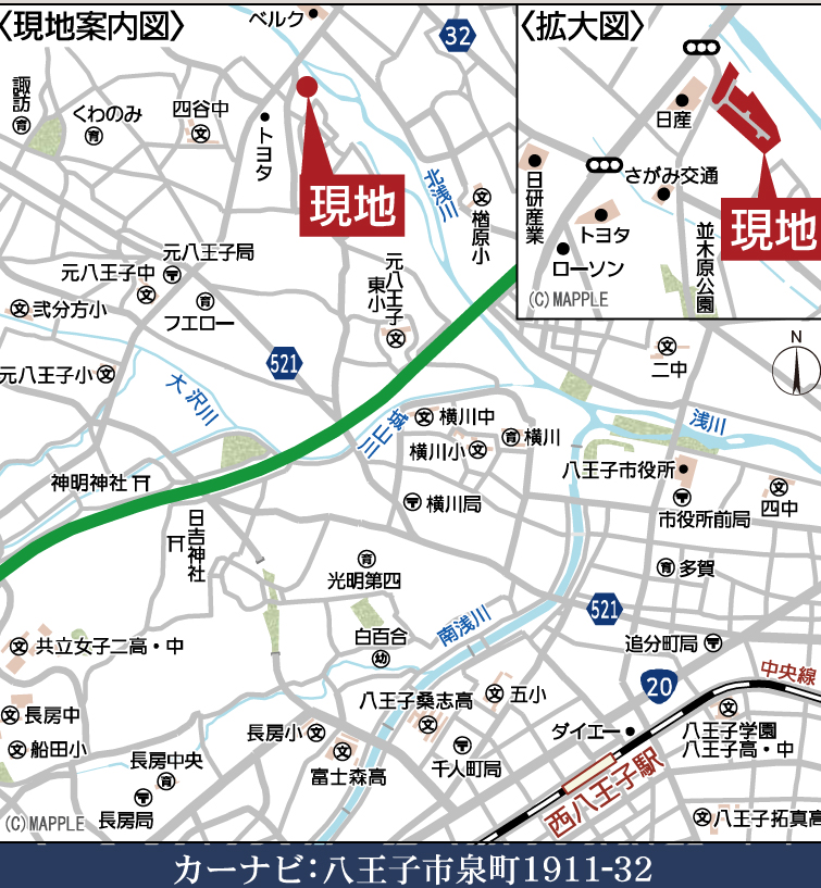 泉町第26 案内図