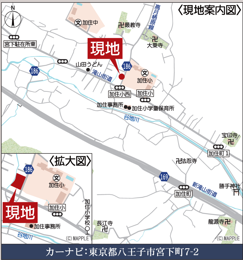宮下町第6 現地案内図